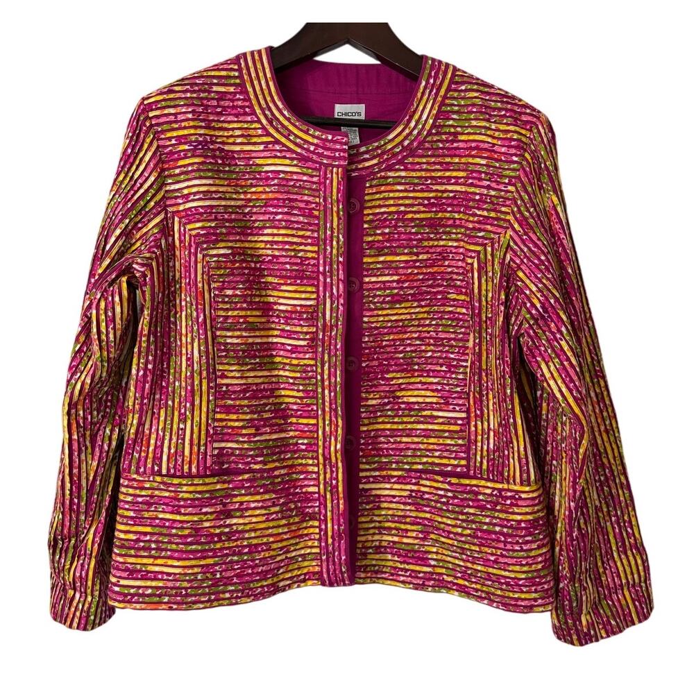 Chico's Sugarberry Dreams Anna Belle‎ Jacket Size 3/ US XL NWT